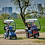Afiscooter S 3-Wheel And 4-Wheel With Canopies At The Park. Afiscooter S 3-Wheel And 4-Wheel With Canopies At The Park.