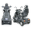 Front and Rear View Mobility Scooter.