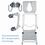 Invacare Aquatec Ocean Ergo Self-Propel Shower Commode Chair Invacare Aquatec Ocean Ergo Self-Propel Shower Commode Chair