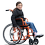 Ziggo Wheelchair 12", Orange Ziggo Wheelchair 12", Orange