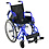 Ziggo 16" Wheelchair, Blue Ziggo 16" Wheelchair, Blue