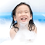Little girl pictured with bubbles from the bath tub Little girl pictured with bubbles from the bath tub
