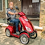 Man sitting on the Luxury Seventy-Two in Red Man sitting on the Luxury Seventy-Two in Red