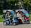 Afiscooter S Scooters 3 And 4 Wheel Scooters On A Path. Afiscooter S Scooters 3 And 4 Wheel Scooters On A Path.
