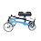 Glide Nitro in Blue- folded