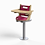 Shown on a stool with Optional Tray Shown on a stool with Optional Tray