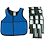 Blue vest with weights