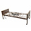Bed shown with no Rails and Mattress Bed shown with no Rails and Mattress