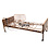 Bed shown with half rails and no mattress Bed shown with half rails and no mattress