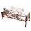 Bed shown with full rails and no mattress Bed shown with full rails and no mattress