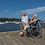 outdoor lifestyle image of the Viper GT Wheelchair outdoor lifestyle image of the Viper GT Wheelchair