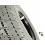 10" Gray Flat-Free Drive Wheel Assembly for Jazzy Select