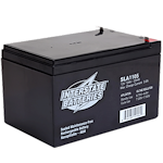 12V 12 AH Sealed Lead Acid 1/8" tabs (Pair)