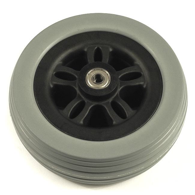 6" Gray Caster Wheel Assembly for Jazzy 614/614HD