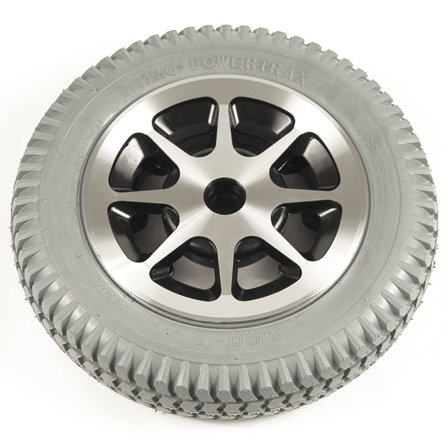 14" Gray Flat-Free Drive Wheel Assembly for Jazzy 1100, 1120, and 1122 Power Chairs 14" Gray Flat-Free Drive Wheel Assembly for Jazzy 1100, 1120, and 1122 Power Chairs