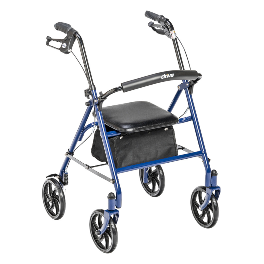 Four Wheel Rollator with Fold Up Removable Back Support Four Wheel Rollator with Fold Up Removable Back Support