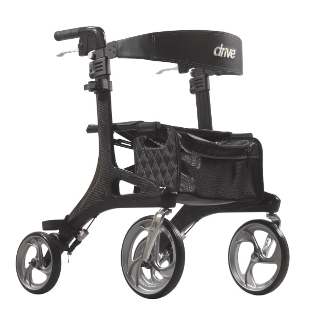 Nitro Elite CF Rollator side view Nitro Elite CF Rollator side view