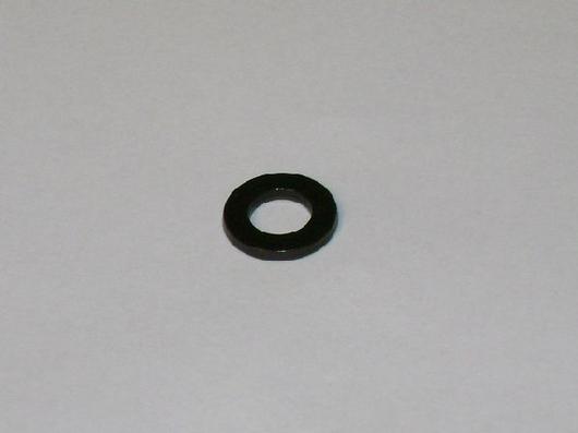 1/4 Anodized Washer .260" x.0625" Black Zinc