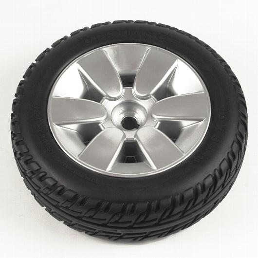 10" Black Flat-Free Drive Wheel Assembly for Jazzy Select