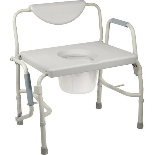 Deluxe Bariatric Drop-Arm Commode Deluxe Bariatric Drop-Arm Commode