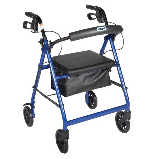 Aluminum Rollator, 6" Casters Aluminum Rollator, 6" Casters