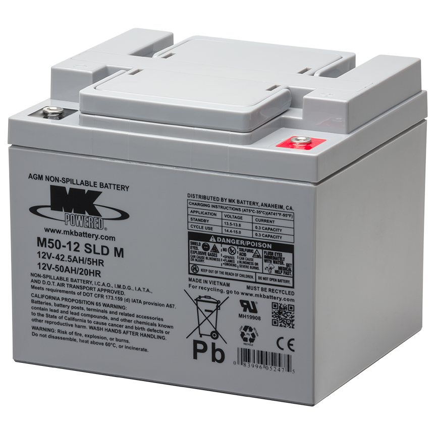12V 50AH Sealed Lead Acid (Pair) 12V 50AH Sealed Lead Acid (Pair)