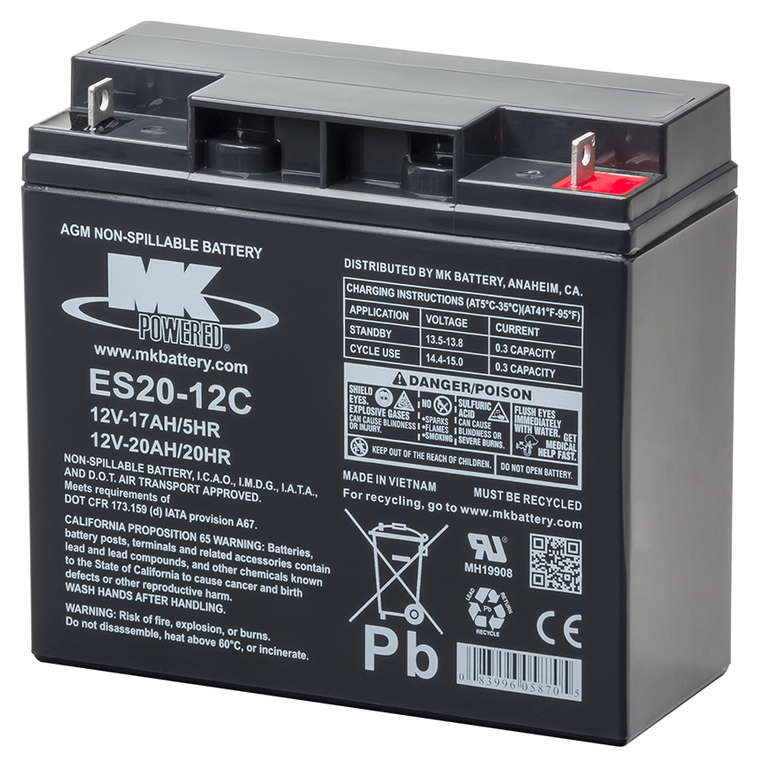 12V 20 AH Sealed Lead Acid (Pair) 12V 20 AH Sealed Lead Acid (Pair)