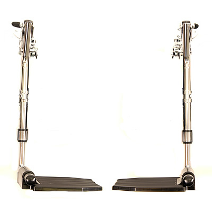 Swingaway Composite Footrests W/O Heel Loops for Invacare Manual Wheelchairs Swingaway Composite Footrests W/O Heel Loops for Invacare Manual Wheelchairs