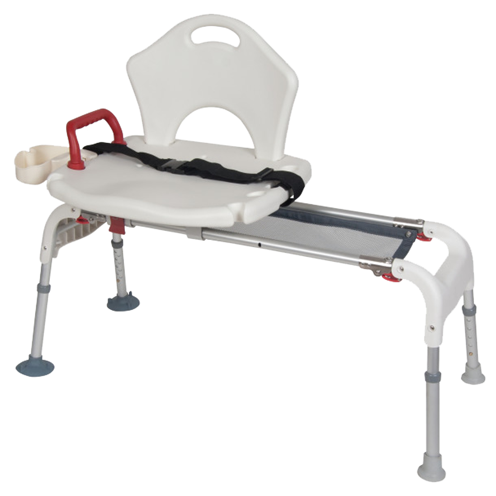 Folding Universal Sliding Transfer Bench by Drive Medical Folding Universal Sliding Transfer Bench by Drive Medical