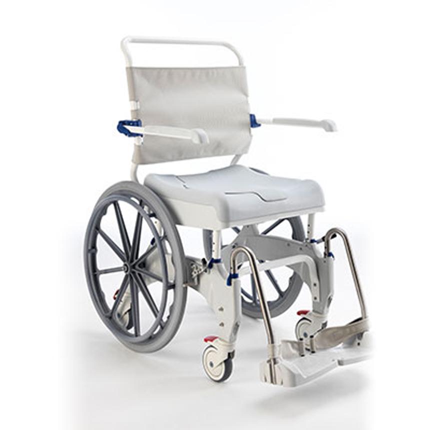 Invacare Aquatec Ocean Ergo Self-Propel Shower Commode Chair Invacare Aquatec Ocean Ergo Self-Propel Shower Commode Chair