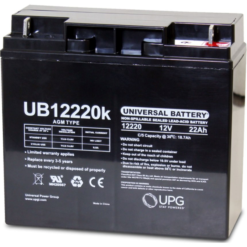 UB12220 12V 22AH (Pair) UB12220 12V 22AH (Pair)