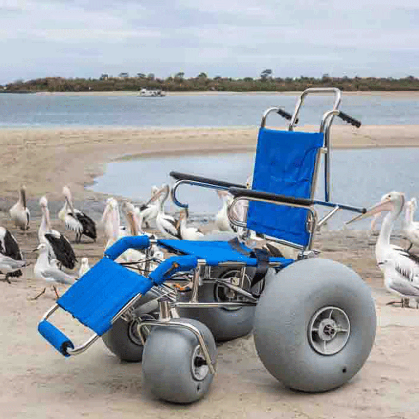 Wheeleez Sandcruiser All-Terrain Beach Wheelchair Wheeleez Sandcruiser All-Terrain Beach Wheelchair