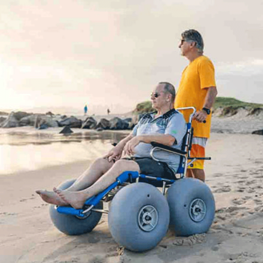 Wheeleez Sandcruiser Beach Wheelchair Dune Buster Model Wheeleez Sandcruiser Beach Wheelchair Dune Buster Model