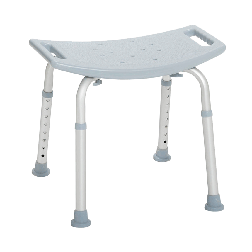 Deluxe Aluminum Shower Bench w/o Back Deluxe Aluminum Shower Bench w/o Back
