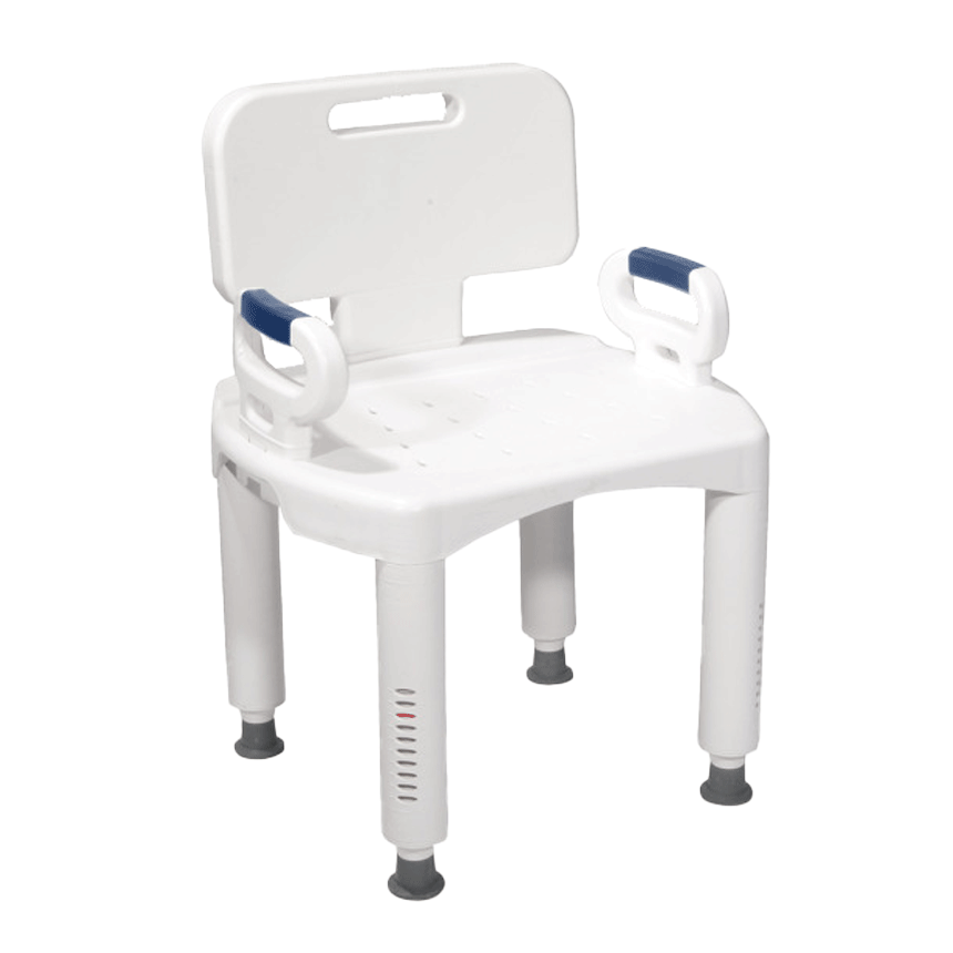Premium Series Shower Chair w/ Back & Arms Premium Series Shower Chair w/ Back & Arms