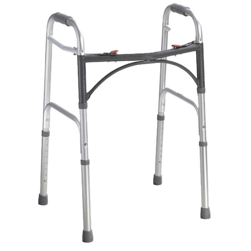 Deluxe Folding Walker, Two Button Deluxe Folding Walker, Two Button