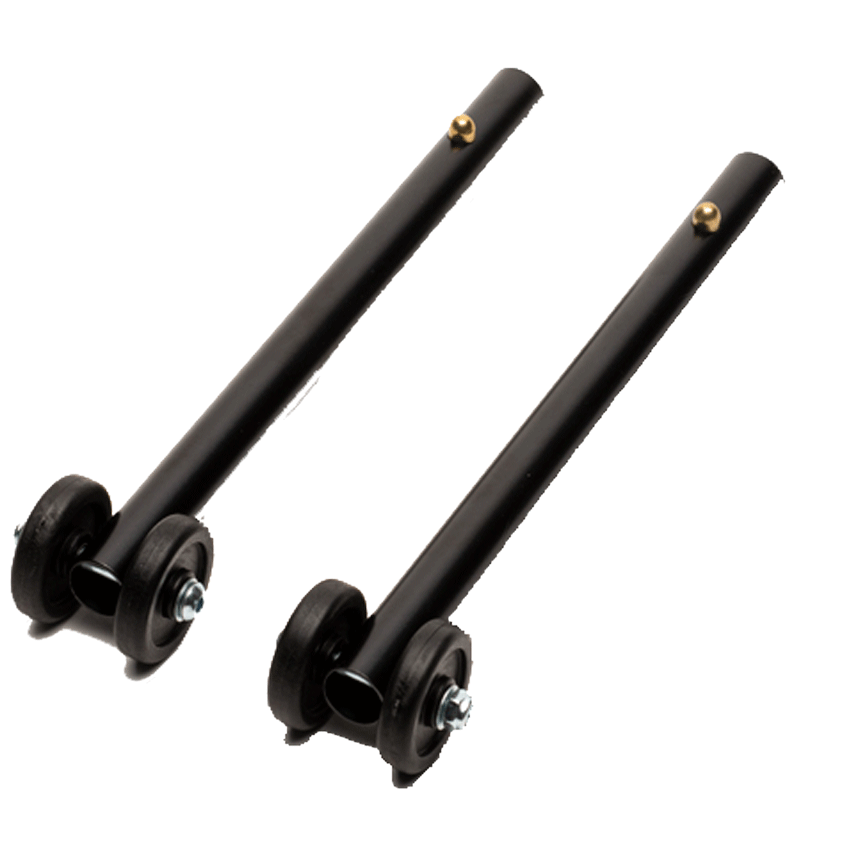 Rear Straight Anti-Tipper w/Wheels, Pair Rear Straight Anti-Tipper w/Wheels, Pair